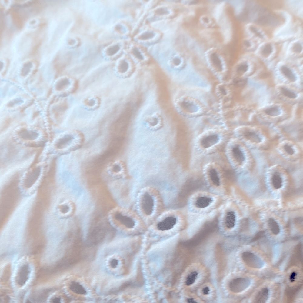 Rebecca Taylor La Vie Short Sleeve Eyelet Dress Size Medium - Picture 9 of 10